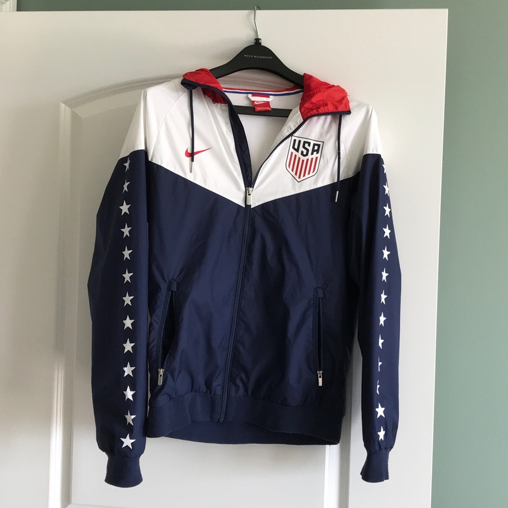 Nike USA Navy and Red Jacket